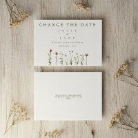 Wild Flowers Change the Date