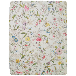 Wild flowers design for silk material, c.1790 (w/c iPad smart cover