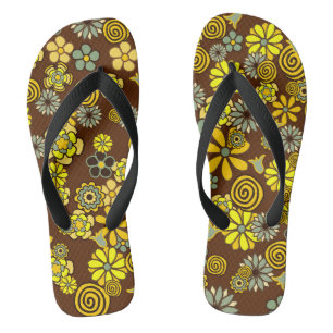 Wild Flowers Flip Flops