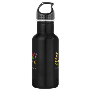 Wild Flowers Floral women and girls Stainless Steel Water Bottle