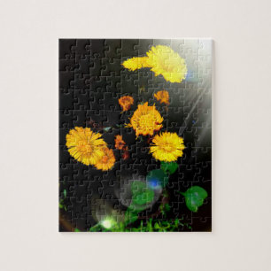 Wild flowers in the sunshine jigsaw puzzle