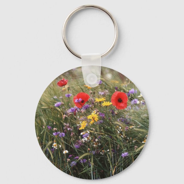 Wild flowers keychain (Front)