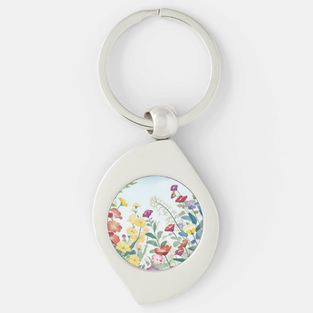 Wild Flowers Keychain (Front)