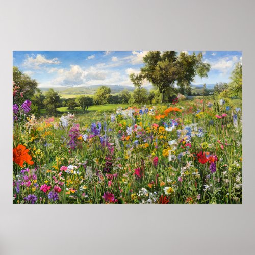 Wild Flowers Poster