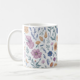 Wild flowers - Rustic charm Coffee Mug