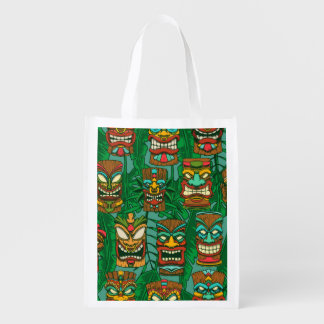 Wild Flowers Watercolor: Colorful Seamless Grocery Bag