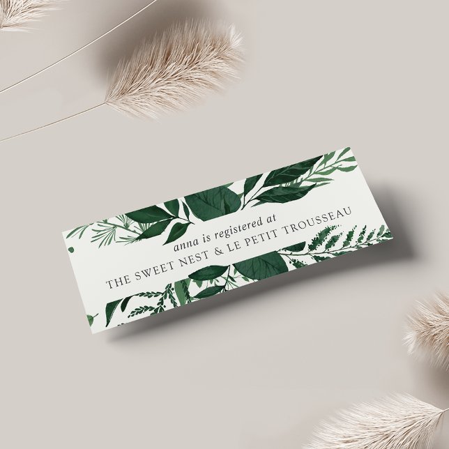 Wild Forest Bridal Registry Insert Cards | Mini (Creator Uploaded)