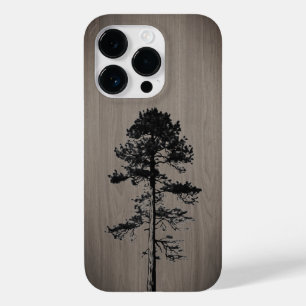 Wild forest - Engraved wood - Wooden Case-Mate iPhone 14 Pro Case