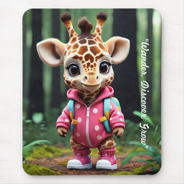 "Wild Forest Explorer" Mouse Pad (Front)