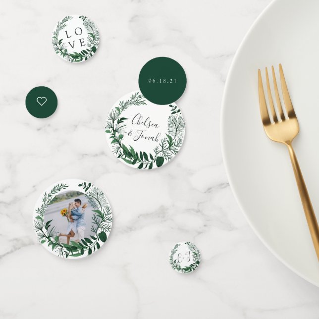 Wild Forest Personalized Wedding Confetti (Group)