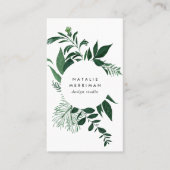 Wild Forest Vertical Business Card (Front)