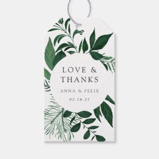 Wild Forest Wedding Favor Gift Tags
