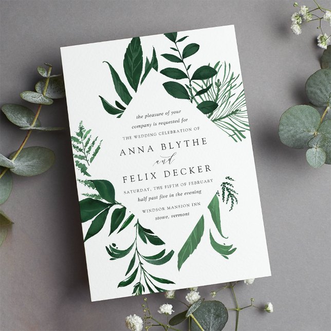 Wild Forest Wedding Invitation (Creator Uploaded)