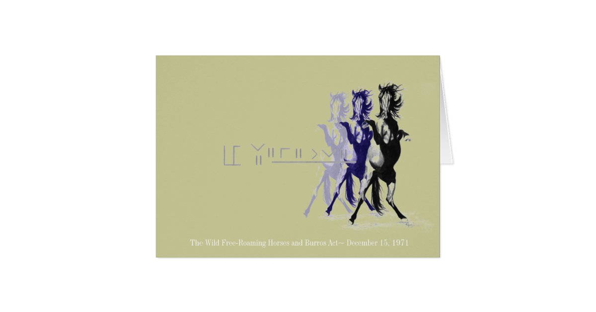 Wild Free Roaming Horses And Burros Act