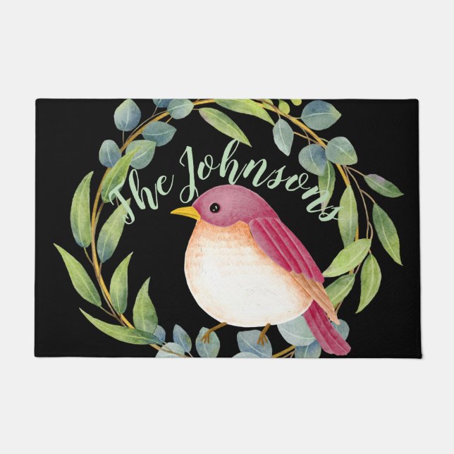 Wild & Free Song Bird  Doormat (Front)