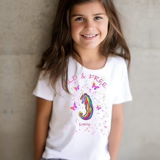 Wild & Free Unicorn Sparkles with Butterflies