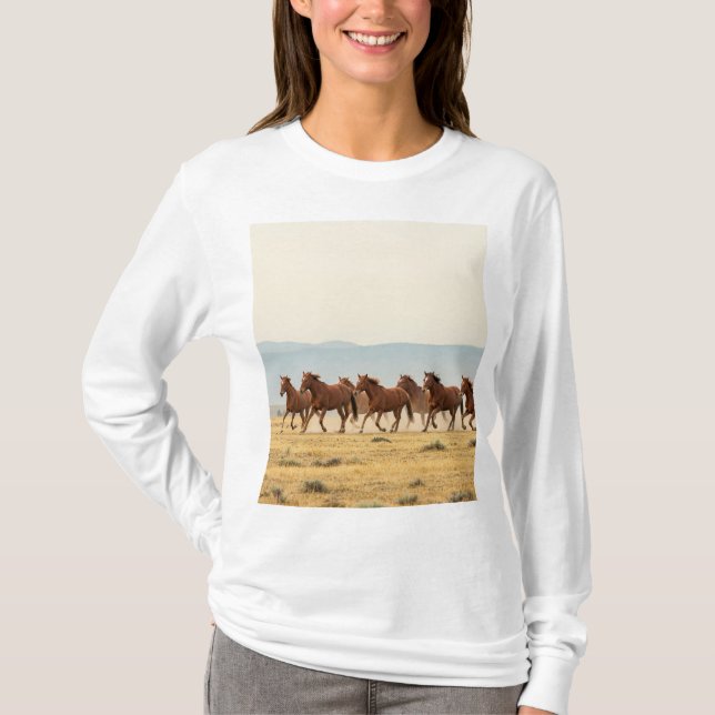 Wild Freedom: Horses in Motion T-Shirt (Front)