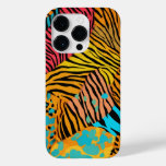 Wild Fusion: Vibrant Animal Print  Case-Mate iPhone 14 Pro Case