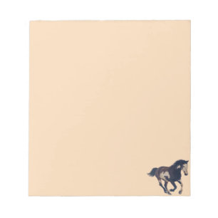 Wild Galloping Pinto American Paint Horse Notepad