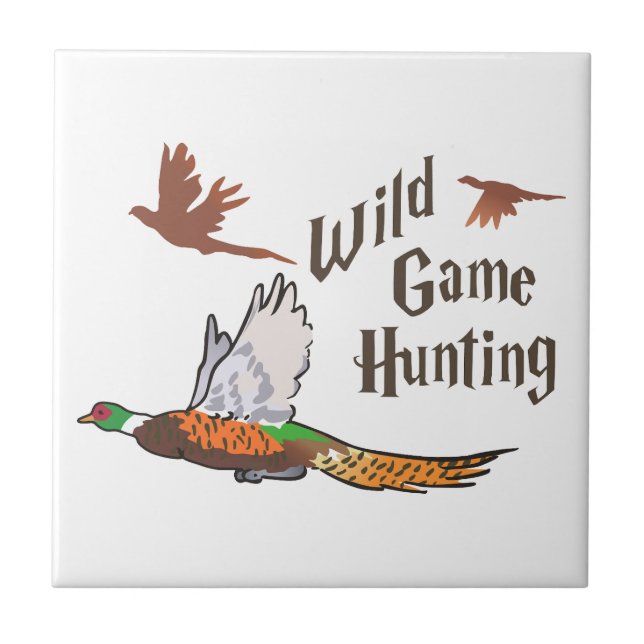 Wild Game Ceramic Tile (Front)