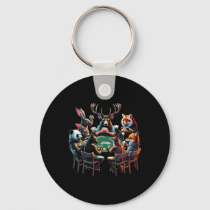 Wild Game Hunting Funny Graphic Tees Keychain