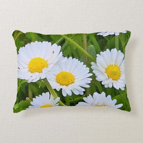 Wild Garden Flowers Romania – Nature Photography Accent Pillow