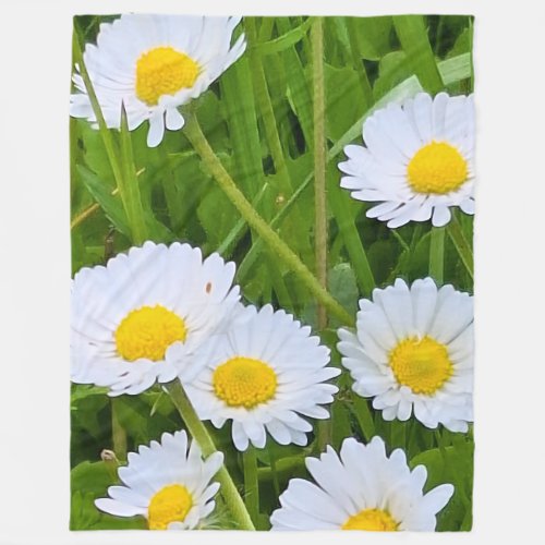 Wild Garden Flowers Romania – Nature Photography Fleece Blanket