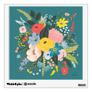 Wild Garden Flowers Wall Decal