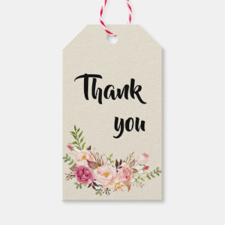 Wild Garden Wedding Gift Tag