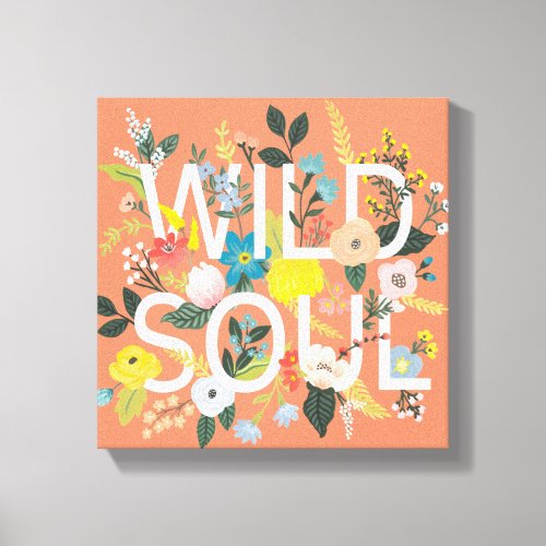 Wild Garden Wild Soul 3 Canvas Print