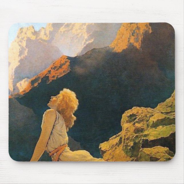 Wild Geese By Maxfield Parrish Mouse Pad (Front)