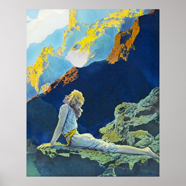 Wild Geese, by Maxfield Parrish Poster (Front)