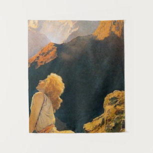 Wild Geese By Maxfield Parrish Tapestry