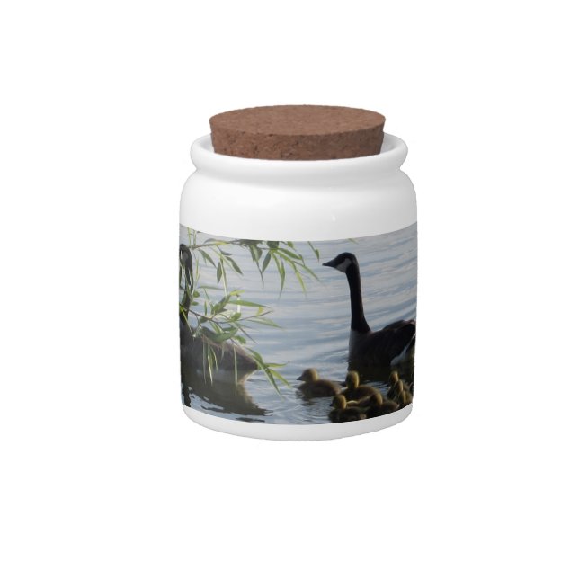 Wild Geese Candy Jar (Front)