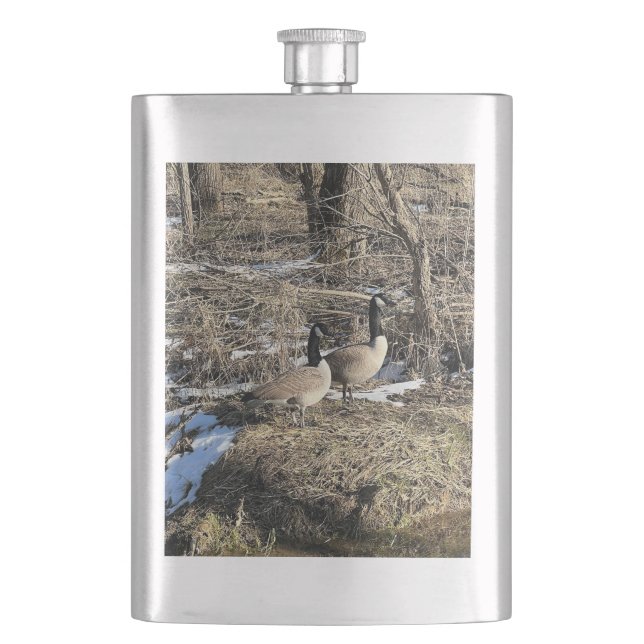Wild Geese Flask (Front)