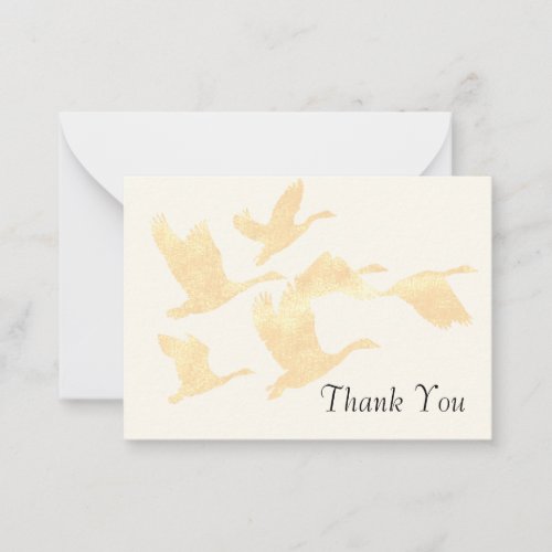 Wild Geese Flying Note Card