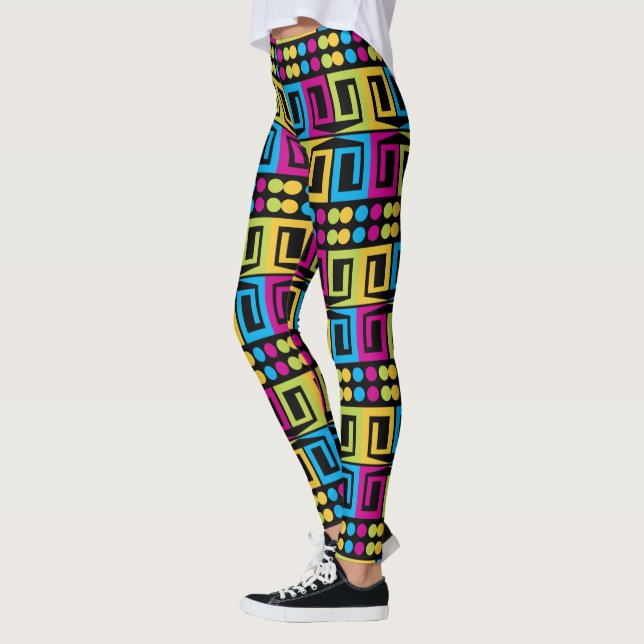 Wild Geometric Leggings (Left)