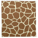 Wild Giraffe Pattern Animal Print Cloth Napkin