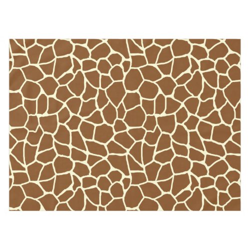 Wild Giraffe Pattern Animal Print Tablecloth