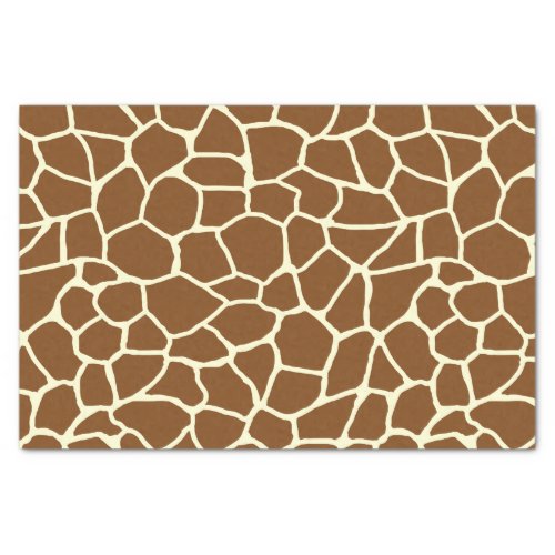Wild Giraffe Pattern Animal Print Tissue Paper