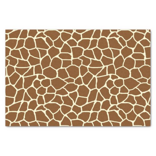 Wild Giraffe Pattern Animal Print Tissue Paper