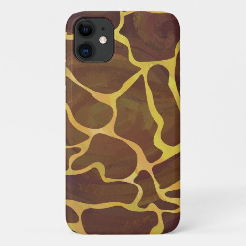 Wild Giraffe Print iPhone 11 Case