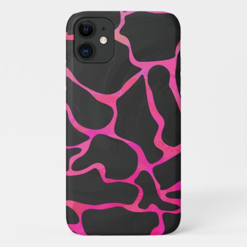 Wild Giraffe Print iPhone 11 Case