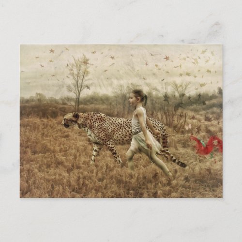 Wild Girl by Shawna Mac Postcard