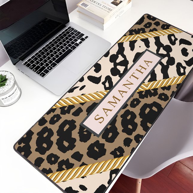 Wild Gold Minimalist Custom Desk Mat (desk mat)
