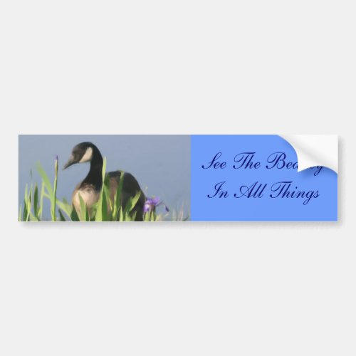 Wild Goose Beauty Inspirational Bumper Sticker