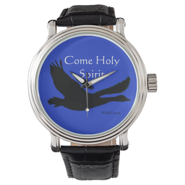 Wild Goose 'Come Holy Spirit' watch (blue) (Front)