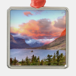 Wild Goose Island at Sunrise Metal Ornament