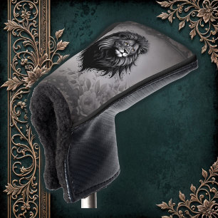 Wild Grace: striking portrait of a lion Golf Head Cover