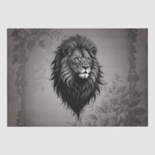 Wild Grace: striking portrait of a lion Tissue Paper